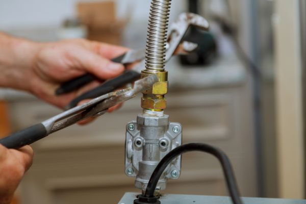 Flexible Gas Line Installation in Sterling